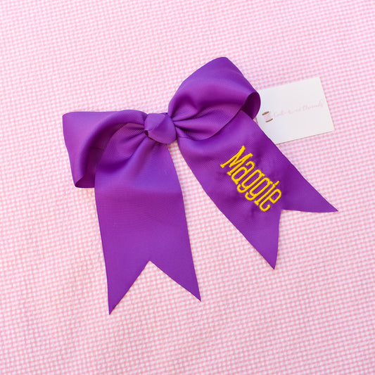 Purple Hair Bow