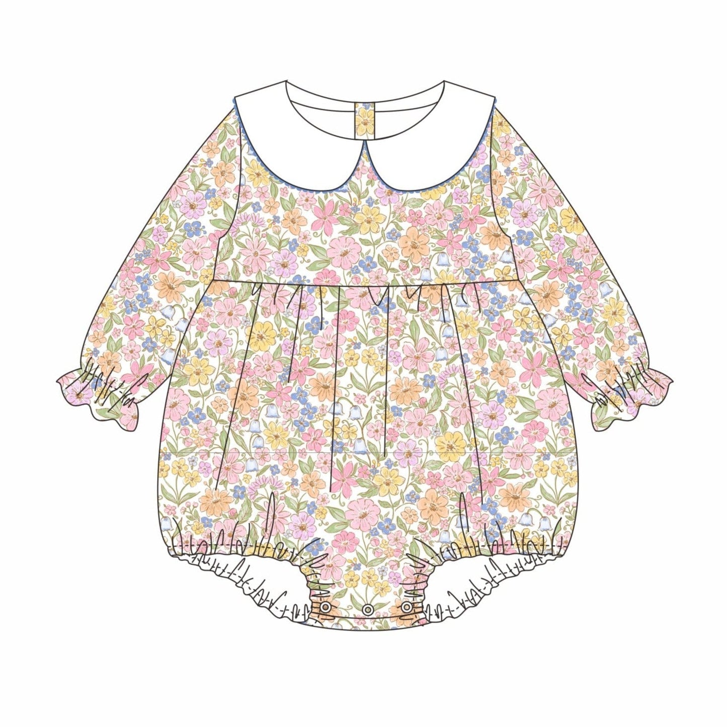 Vintage Floral Charlotte Bubble