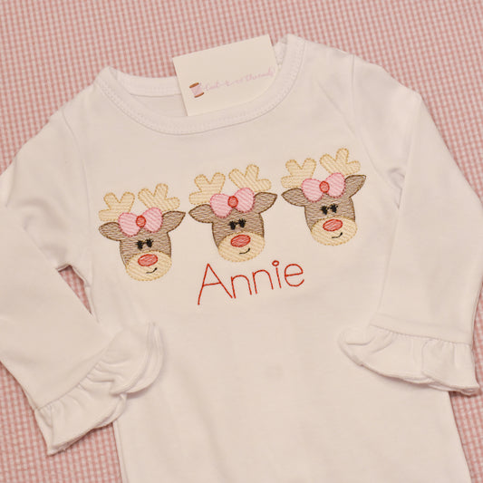 Reindeer with Bows Trio Shirt