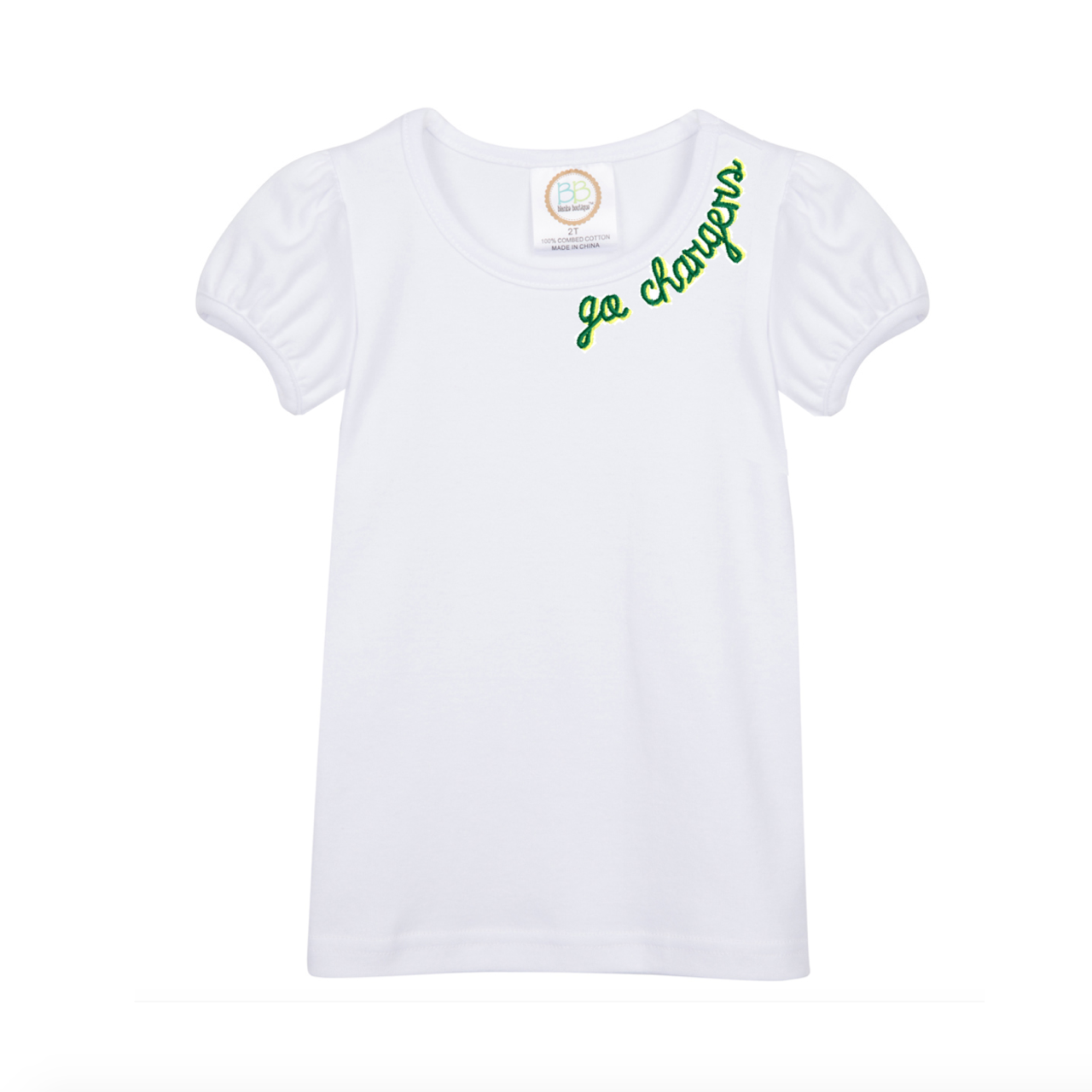 Trinity Chargers Puff Sleeve T-Shirt